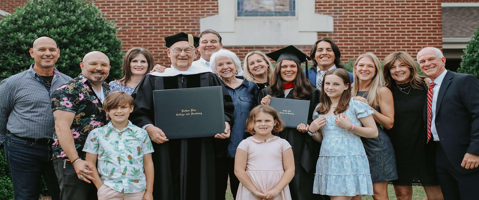 Family at Luther Rice student graduation