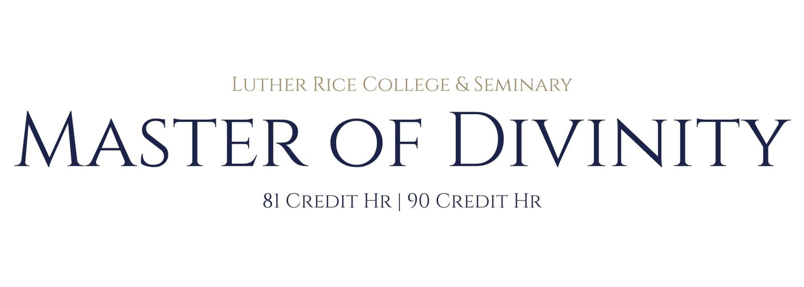 Master of Divinity | Online at Luther Rice